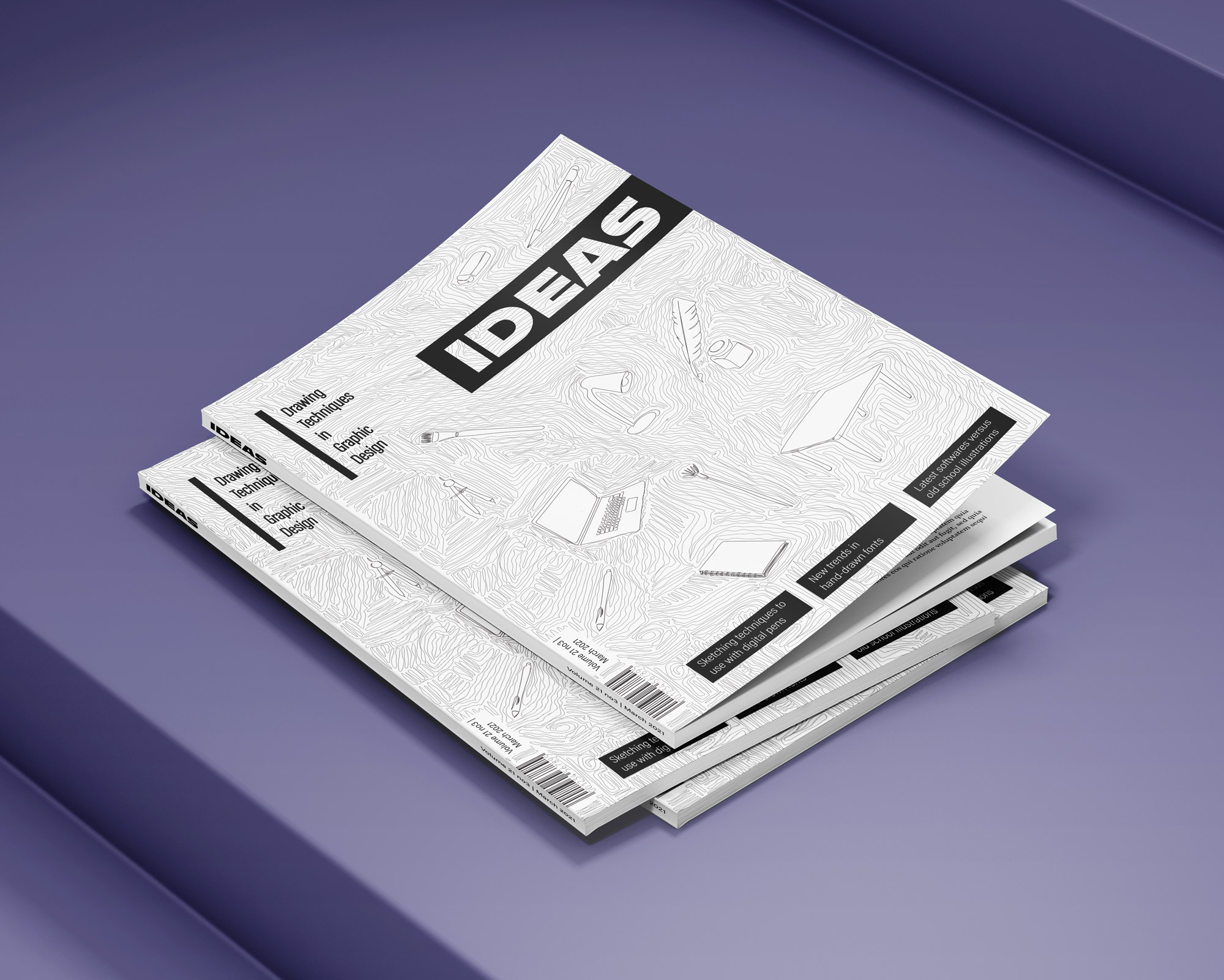 IDEAS_Magazine_Mockup_Stack_WH_purple_lg